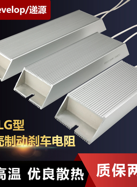 RXLG铝壳伺服再生变频器制动刹车电阻100W200W300W500W50R75R100R