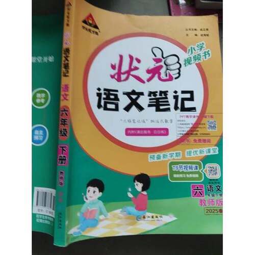 正版图书丨 状元语文笔记六年级语文下册  成海蚊 9787549278671