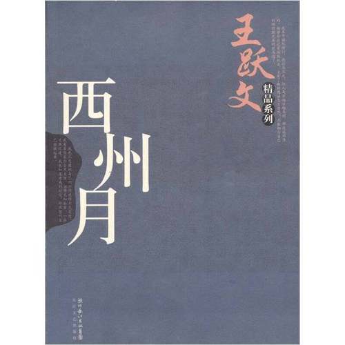 正版9成新图书丨 西州月  王跃文著 9787535433725