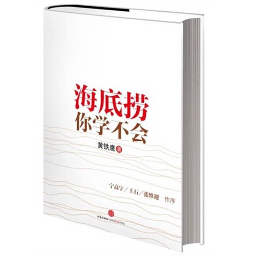 正版图书丨 海底捞你学不会  黄铁鹰著 9787508626482