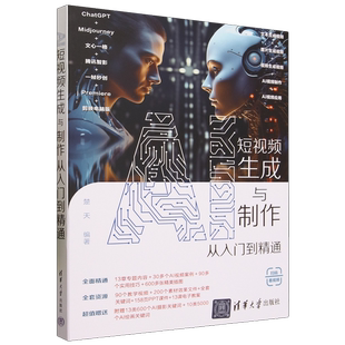 正版9成新图书丨 AI短视频生成与制作从入门到精通 楚天 著 9787302645658 清华大学出版社  楚天 9787302645658