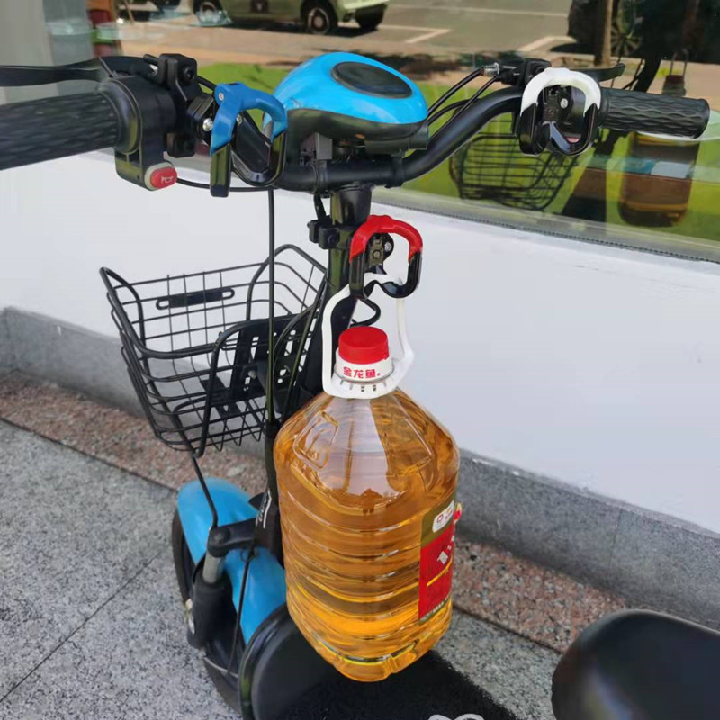 双头加厚固定器电动车挂物钩