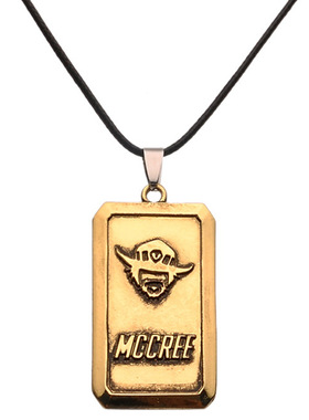 游戏周边麦克雷合金项链 bamf钥匙扣新款速卖通厂家