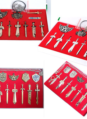 塞尔达项链传说古铜色标志林克希克眼项链吊坠包装OPP袋