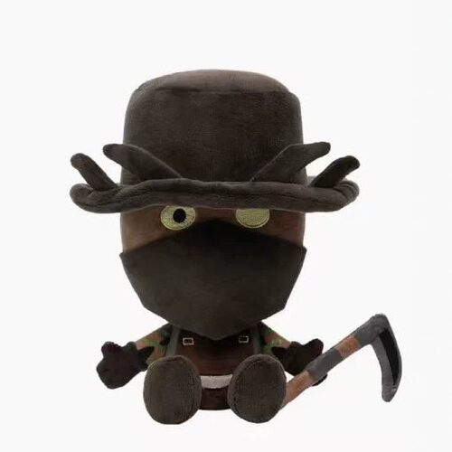 跨境新品蒙面收割者DOORS Groundskeeper Plushie毛绒玩偶公仔