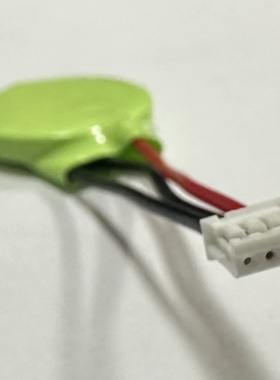 FUJI富士V7-BT带线3P插头工控设备松下BR2450A/SCN耐高温纽扣电池