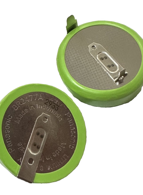 松下BR2477A/HBN电池3V耐高低温氟化碳PLC工控器主板电子CR2477W