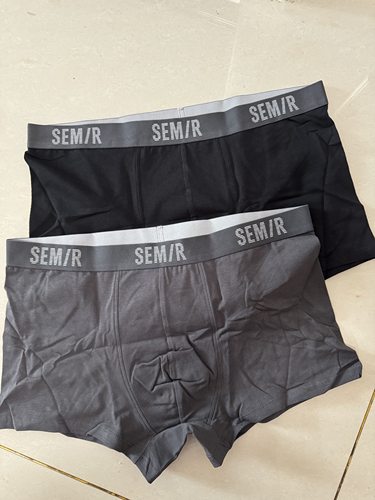 国货森M男内裤夏季新款舒适透气两条棉质平角内裤四角短裤裤衩子 - 封面