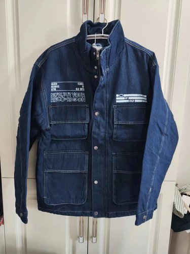 美邦秋冬加棉牛仔外套