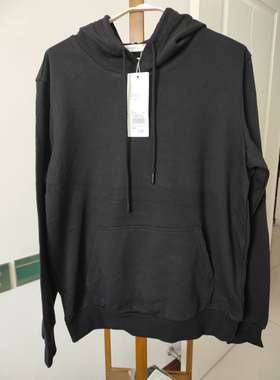 国货美家邦系男卫衣四季黑色连帽休闲套头卫衣基本纯色长袖套头