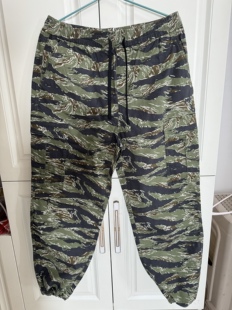 美家正品男裤春秋棉质迷彩宽松舒适弹力慢跑裤工装男士休闲长裤