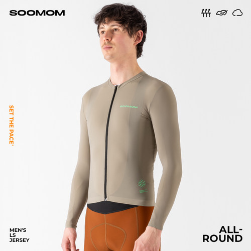 SOOMOM男士公路车骑行服长袖上衣