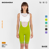 双箭头女士背带骑行短裤 SOOMOM BASE 公路山地自行车撞色线春夏