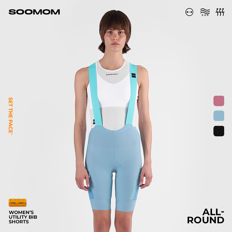 SOOMOM双箭头骑行裤女士储物