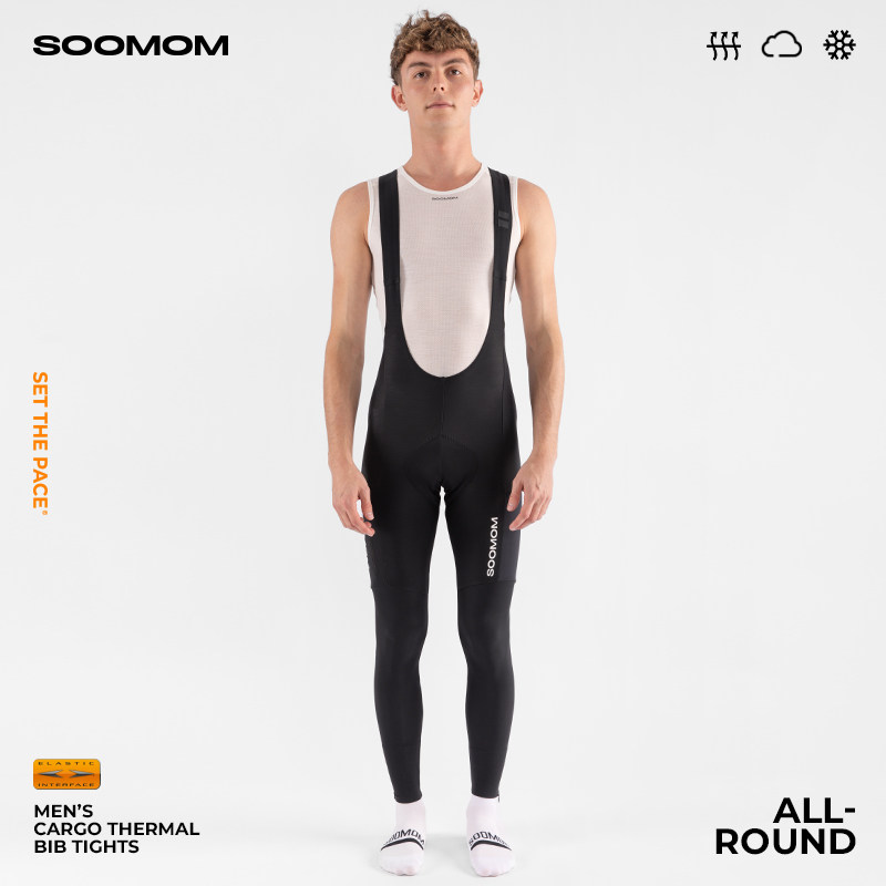 SOOMOM双箭头抓绒储物背带长裤