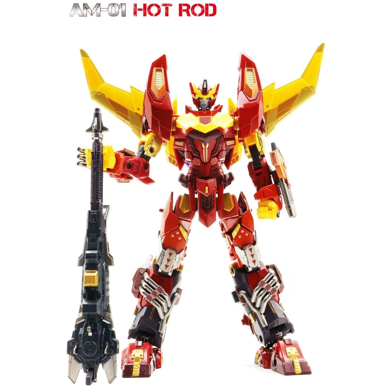 AM-01补天T士 热破 钢铁机神 AMT-01国产原大改进版变形玩具模型