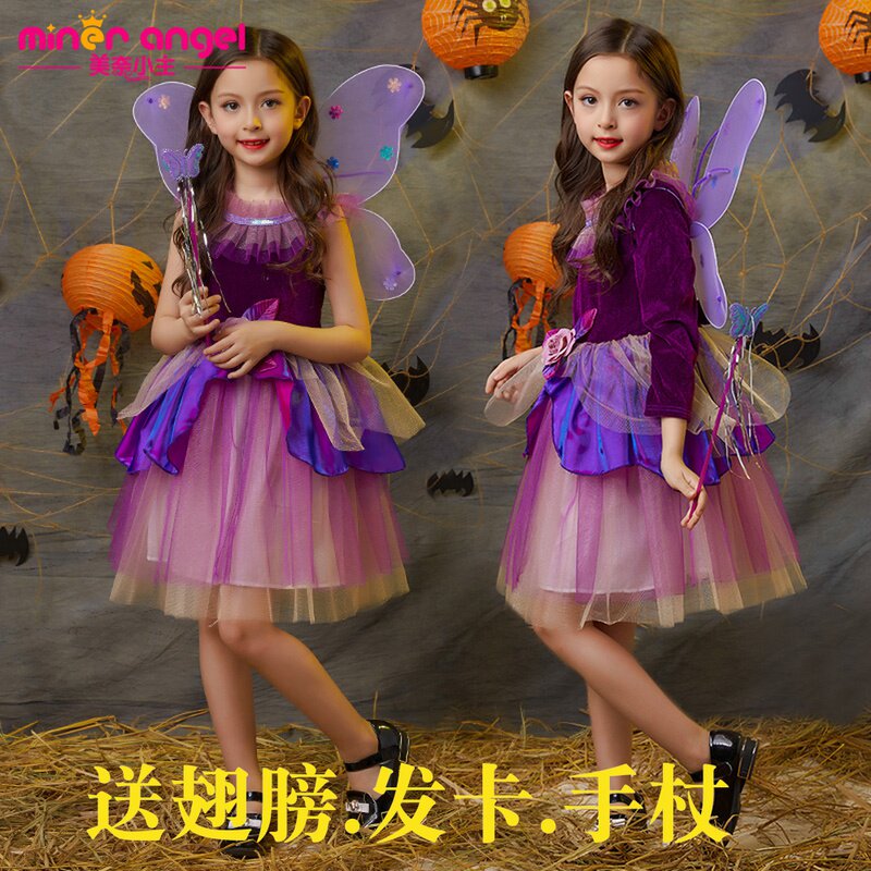 Halloween Children's clothing clothes girl Long sleeve Snow White Dress girl Witch Witch Halloween full dressin the Children/Baby/Family fitted , Children's costumes  category - from Buy2taobao.com to provide professional Taobao agent buy service