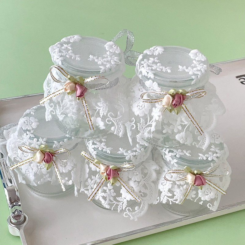 唯美小清新蕾丝布丁杯甜品台装饰周岁婚礼布丁瓶绑花丝带烘焙装扮,节庆用品/礼品,节日装扮用品,淘宝优惠券,粉丝福利购,淘宝优惠卷