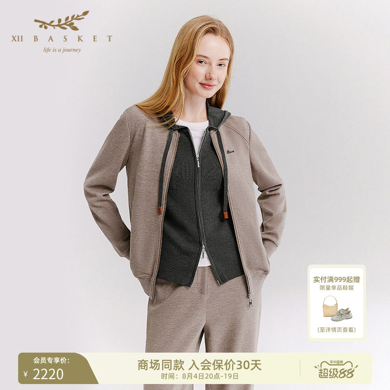 十二篮棒球领短款休闲外套
