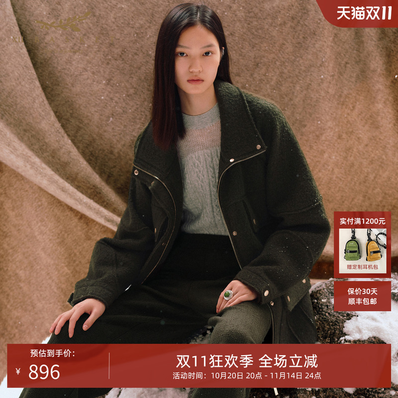 XIIBASKET十二篮秋款羊毛大衣