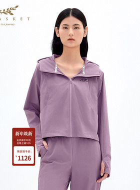 XII BASKET十二篮25秋款速干型时尚休闲减龄宽松撞色运动短外套女