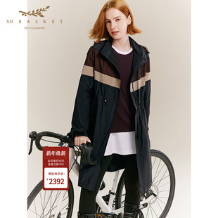 时尚 XII 中长款 商场同款 简约百搭风衣外套女 BASKET十二篮25秋新款