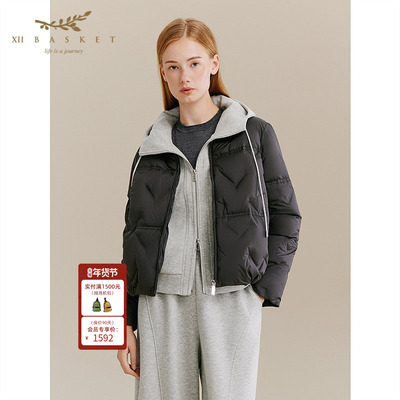 十二篮时尚通勤羽绒服