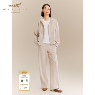 百搭通勤裤 休闲宽松舒适直筒阔腿裤 子女 时尚 十二篮专选26春新款