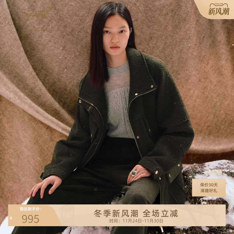 XIIBASKET十二篮秋款羊毛大衣
