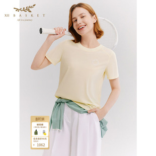 防晒防水户外休闲上衣 修身 十二篮26夏新款 轻凉感运动短袖