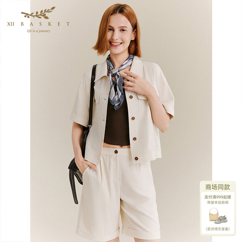 十二篮夏新款休闲夹克外套女