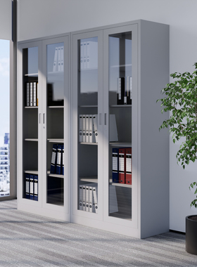 科飞亚(COFAR)-飞翔整装通玻文件柜W900mm*D390mm*H1850m