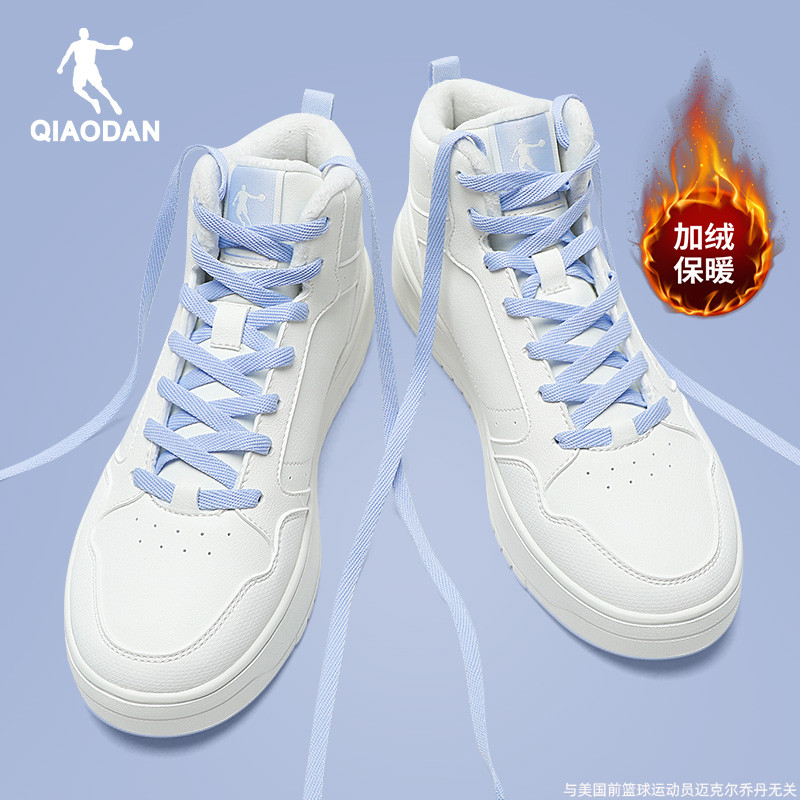 乔丹加绒女鞋高帮板鞋棉鞋运动鞋