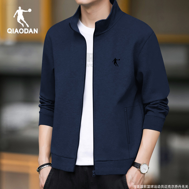 乔丹卫衣男装运动立领开衫外套