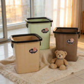 华瑞加厚方形大号垃圾桶卫生间客厅可爱创意纸篓家用收纳筒收纳桶