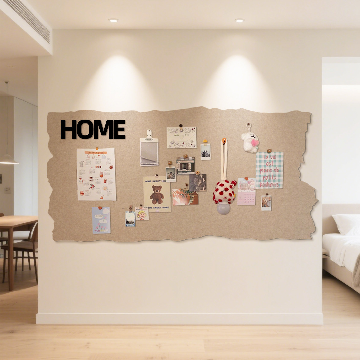 毛毡板毛毡墙贴背景板创意墙面展示板软木板大墙面旅行足迹高级感客厅可定制免打孔照片墙挂画拍立得相片相框,文具电教/文化用品/商务用品,软木板/照片板/毛毡板,淘宝优惠券,粉丝福利购,淘宝优惠卷