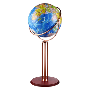 博通地球仪42cm高清大号摆件落地复古办公室客厅书房公司开业礼品 地球仪 学生用 地球仪摆件  地球仪大号