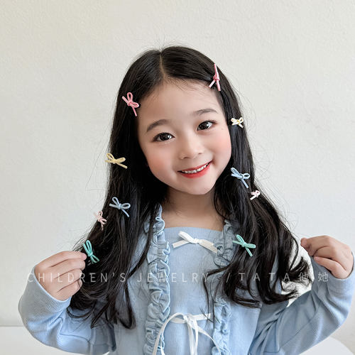韩系ins风儿童发饰可爱蝴蝶结