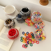 儿童彩色皮筋可爱小女孩扎头发不伤发高弹力耐用发绳发圈女童发饰