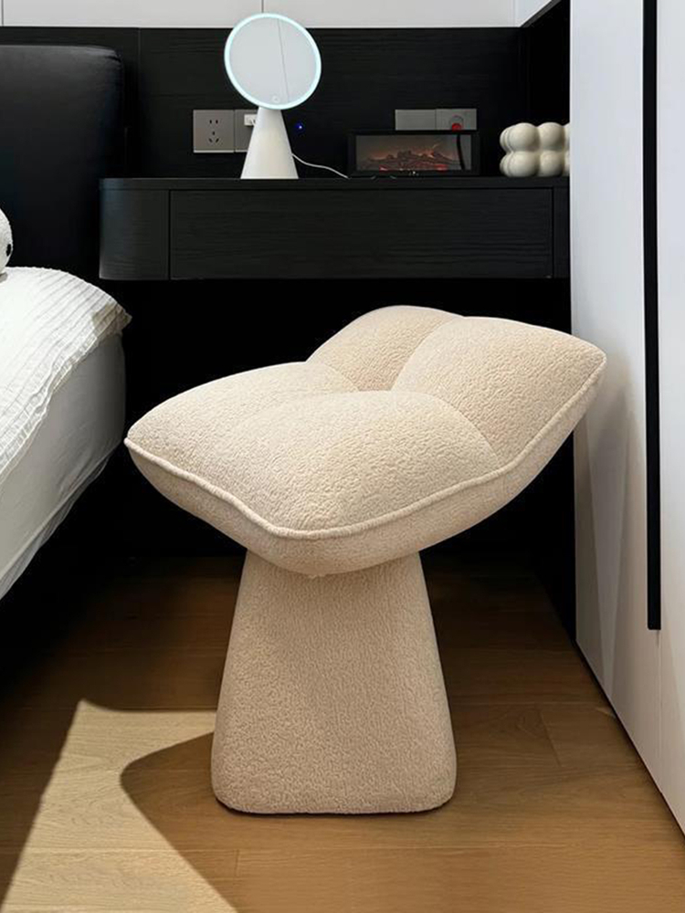 设计师创意化妆凳客厅凳子换鞋凳旋转沙发矮凳卧室椅子梳妆台坐凳