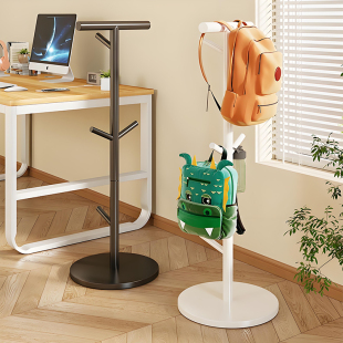 挂衣架家用卧室落地衣架小型可移动衣服置物架金属立式挂钩衣帽架