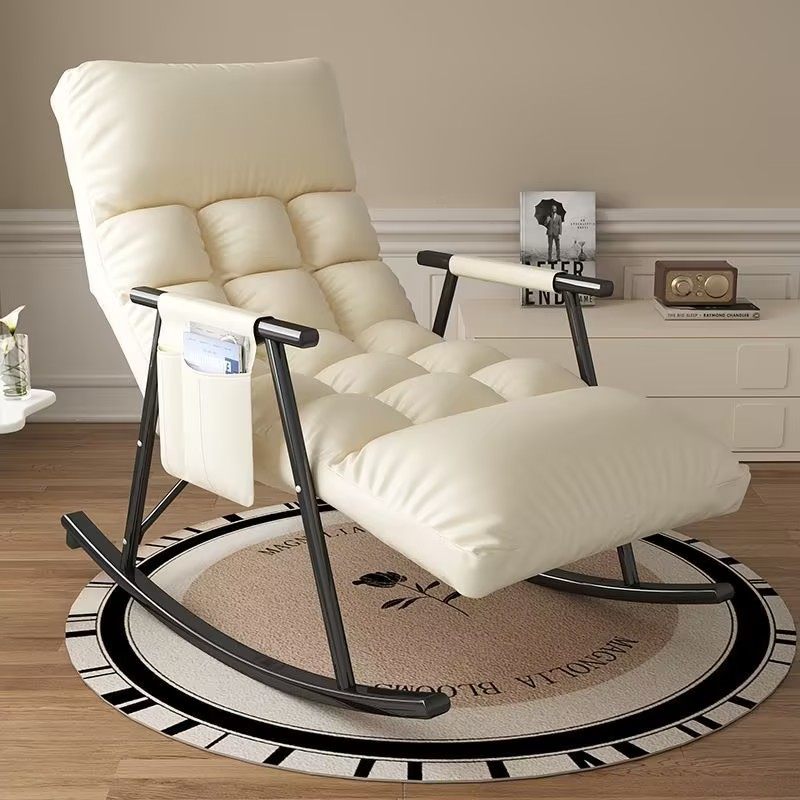 躺椅坐睡两用客厅午休靠背椅阳台单人休闲摇摇椅可躺可睡懒人沙发