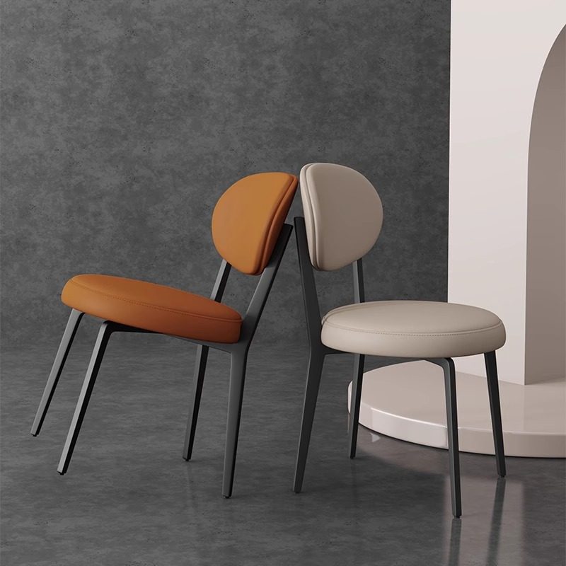 意式极简餐椅家用设计师椅子轻奢高级餐厅凳子靠背2024新款餐桌椅