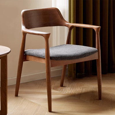 实木餐椅茶桌扶手椅洽谈书桌椅