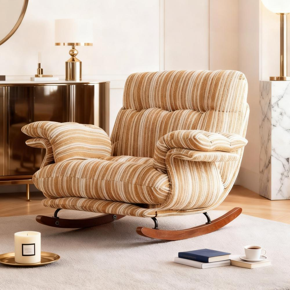 单人沙发椅意式复古懒人沙发躺椅