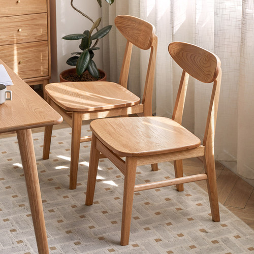 餐椅家用2025新款全实木靠背椅子