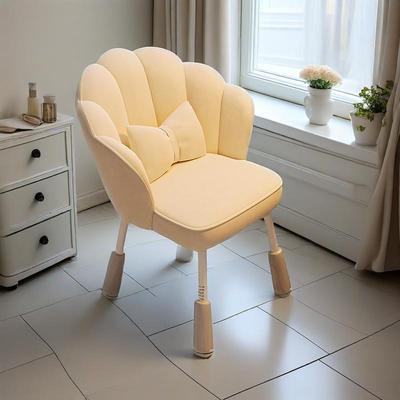 化妆凳主卧轻奢高级感旋转化妆椅子花瓣椅女生化妆椅美甲靠背凳子