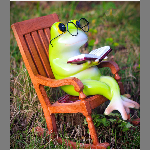 树脂桌面田园风阳台创意小青蛙