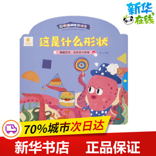 我的躲猫猫游戏书 这是什么形状 蓝山 著 少儿艺术/手工贴纸书/涂色书少儿 新华书店正版图书籍 辽宁少年儿童出版社