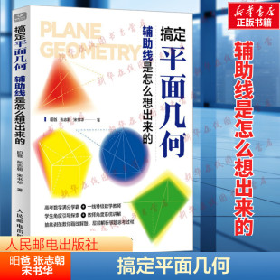 新华书店正版 搞定平面几何 初中生青少年数理化科普读物数学之美几何原本数学类书籍 学好数学并不难 图书籍 辅助线是怎么想出来